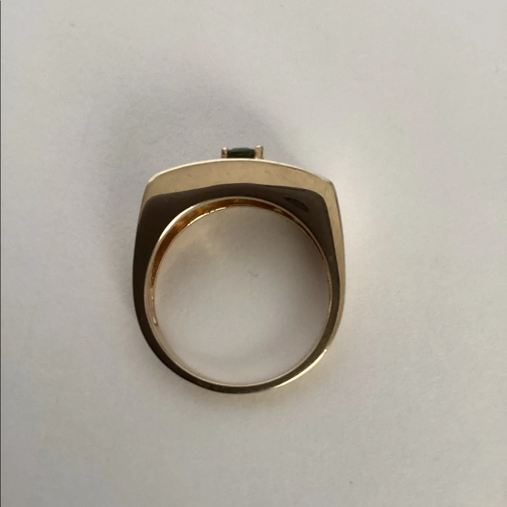 14k UNISEX SPINEL RING. - Picture 5 of 9